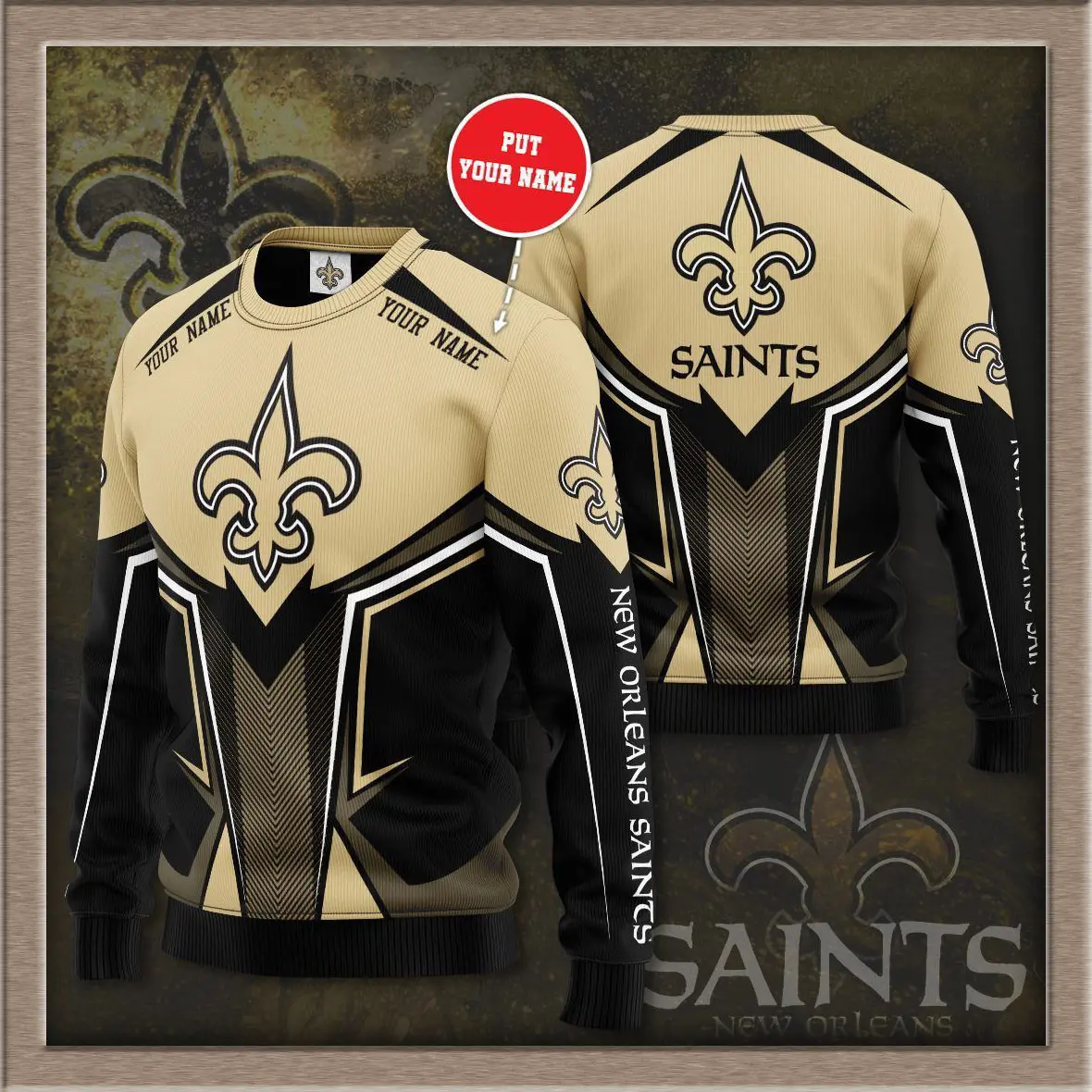 New Orleans Saints 3D Sweatshirt 1