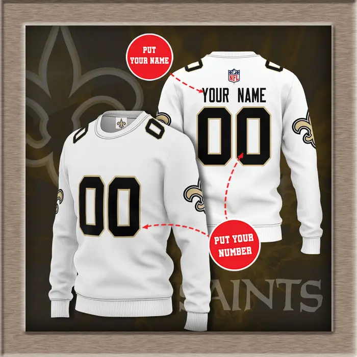 New Orleans Saints 3D Sweatshirt 2