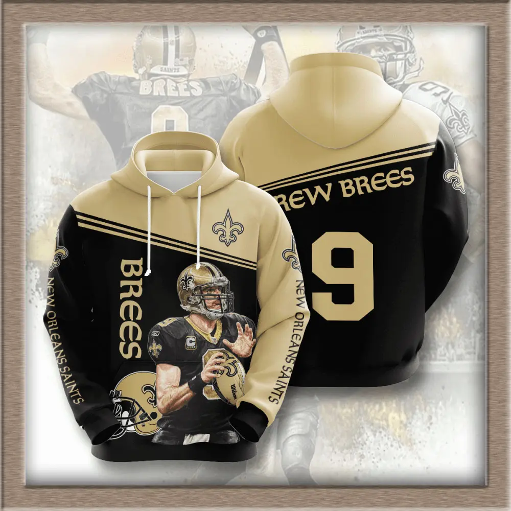 New Orleans Saints 3D hoodie 10