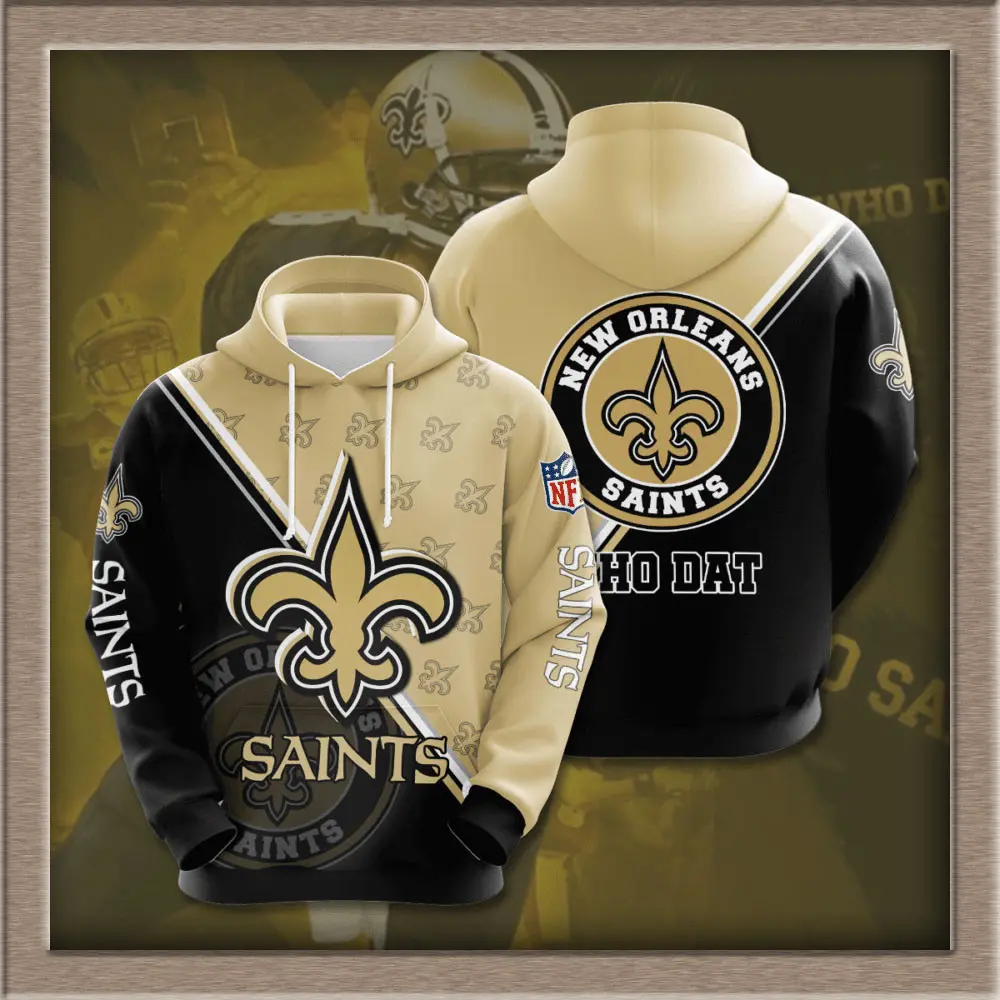 New Orleans Saints 3D hoodie 12