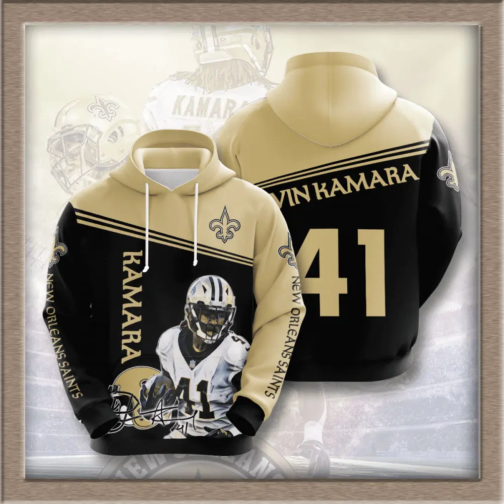 New Orleans Saints 3D hoodie 8