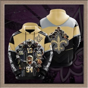 New Orleans Saints 3D hoodie 9
