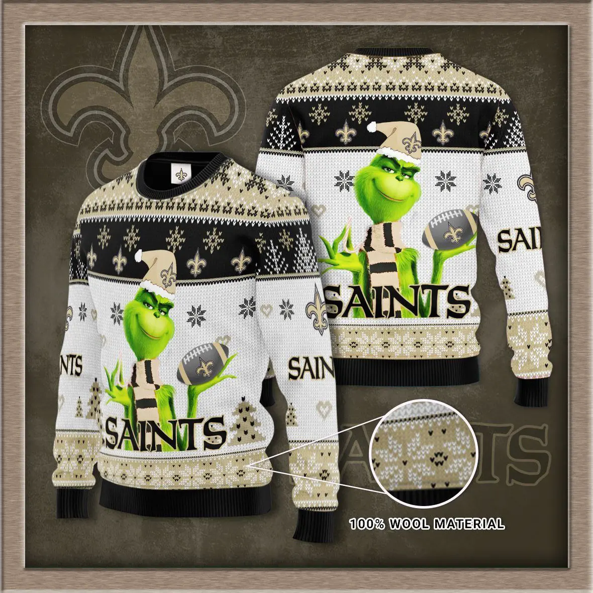 New Orleans Saints 3D sweater 03