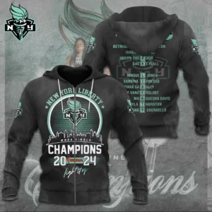 New York Liberty Zip Hoodie XXLTEE1024SG