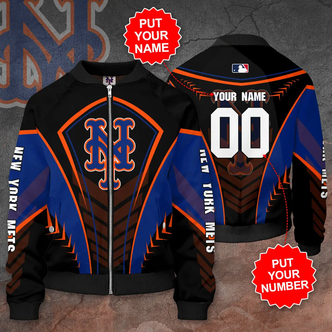 New York Mets 3D Bomber Jacket 02