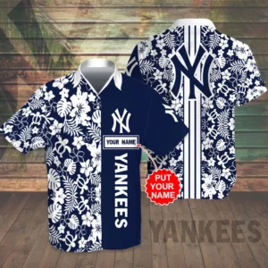 New York Yankees 3D Hawaiian Shirt 04