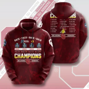 Oklahoma Sooners 2024 Hoodie XXLTEE0624Z