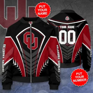 Oklahoma Sooners 3D Bomber Jacket 01