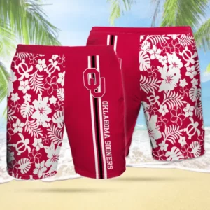 Oklahoma Sooners 3D Hawaiian Shorts
