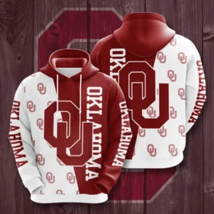 Oklahoma Sooners 3D Hoodie 02