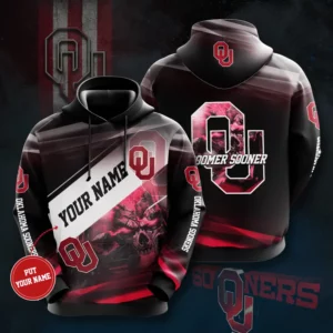 Oklahoma Sooners 3D Hoodie 03