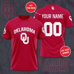 Oklahoma Sooners 3D T shirt 03
