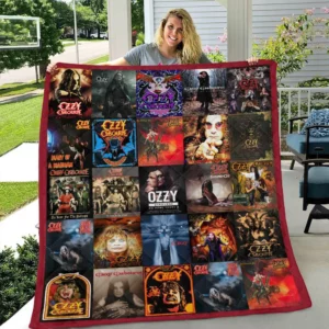 Ozzy Osbourne quilt blanket 03