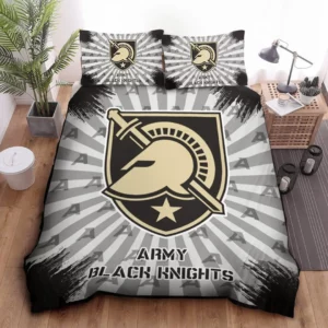 Personalized Army Black Knights bedding set 02