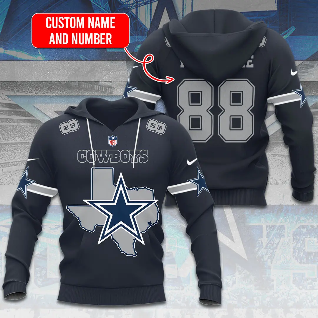 Personalized Dallas Cowboys Hoodie XXLTEE012SB