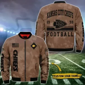 Personalized Kansas City Chiefs Bomber Jacket
