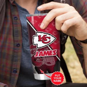 Personalized Kansas City Chiefs Tumbler Cup XXLTEE14623S2 N