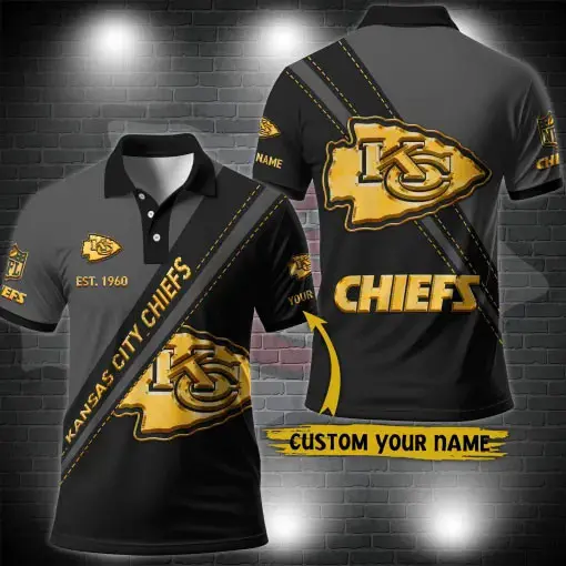 Personalized Kansas City Chiefs polo shirt
