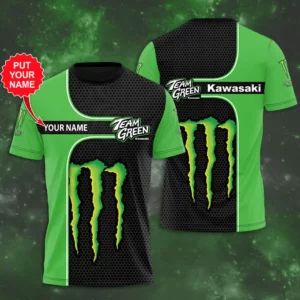 Personalized Kawasaki Racing Team T shirt