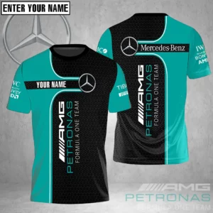Personalized Petronas F1 T shirt PMERAMGS3