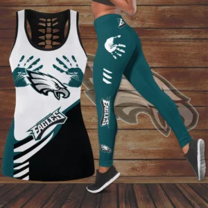 Philadelphia Eagles Hollow Tank Top Leggings 02