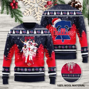 Philadelphia Phillies Christmas 3D Sweater