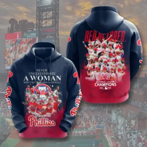 Philadelphia Phillies MLB 3D Hoodie