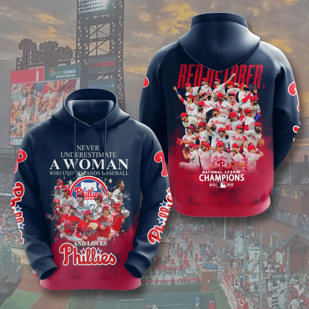 Philadelphia Phillies MLB 3D Hoodie