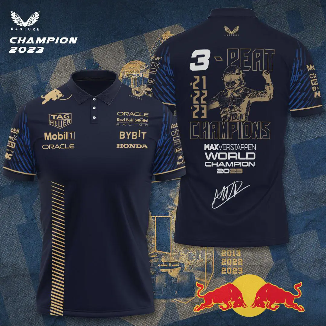 Red Bull Racing F1 2023 Champion polo shirt XXLTEE251023S1