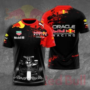 Red Bull Racing T shirt black red 1