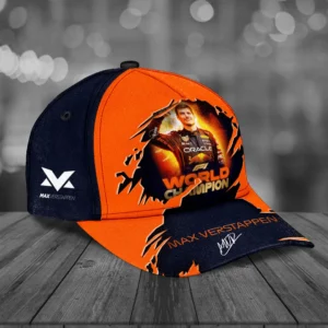 Red Bull Racing x Max Verstappen F1 World Championship Cap Custom Hat 02