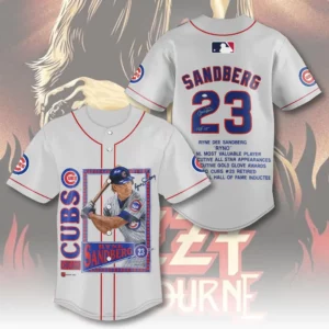 Ryne Sandberg Baseball Jersey 01