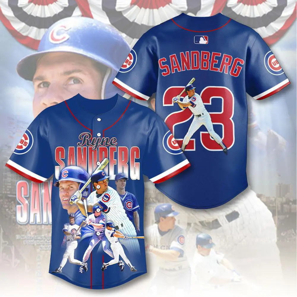 Ryne Sandberg Baseball Jersey 04