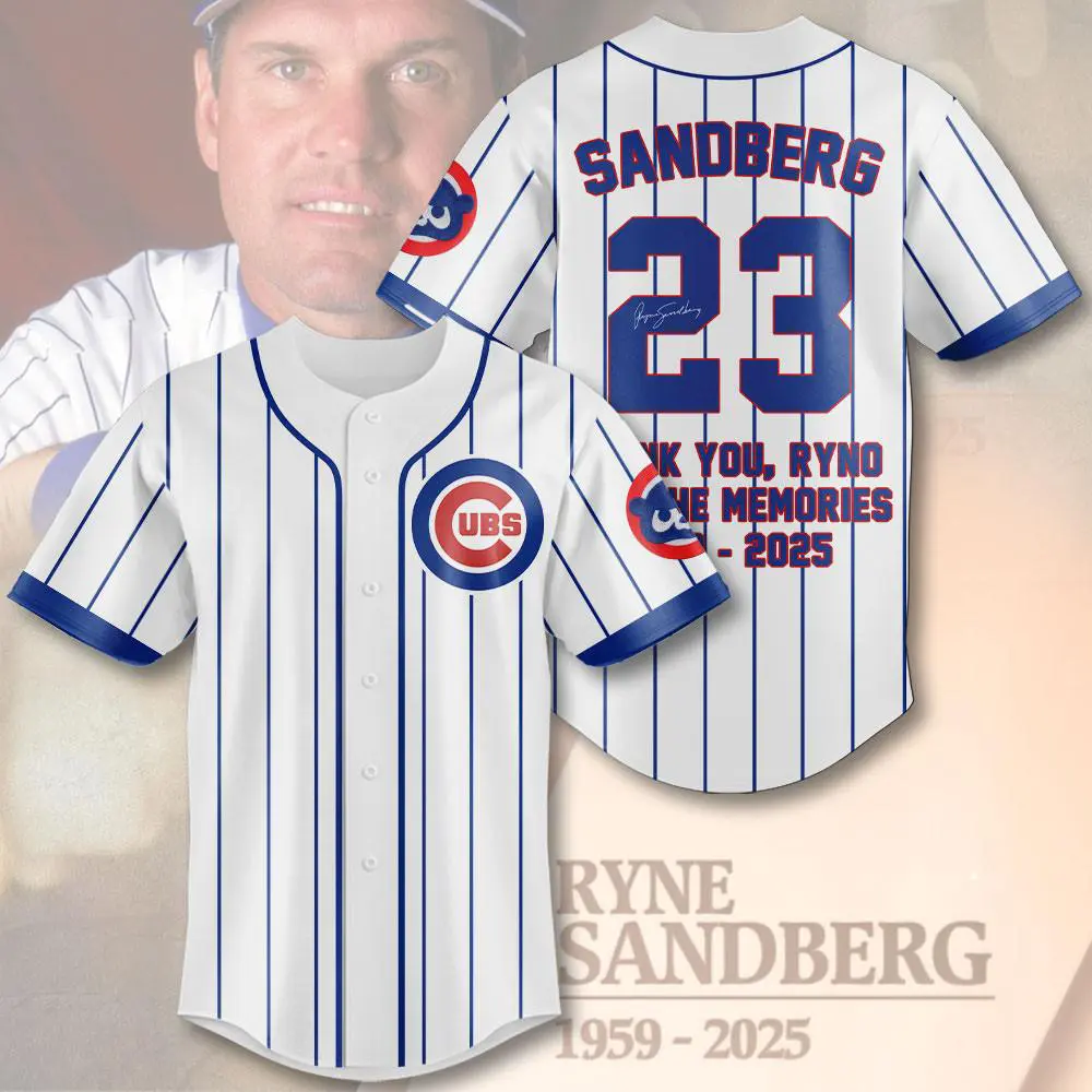 Ryne Sandberg Baseball Jersey 05