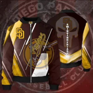 San Diego Padres 3D Bomber Jacket 02