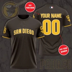 San Diego Padres 3D T shirt 01
