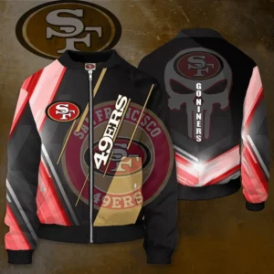 San Francisco 49ers 3D Bomber Jacket 04