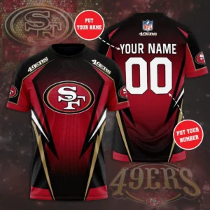 San Francisco 49ers 3D T shirt 02