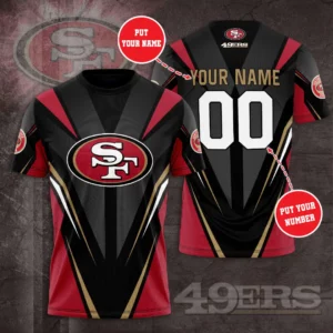 San Francisco 49ers 3D T shirt 03