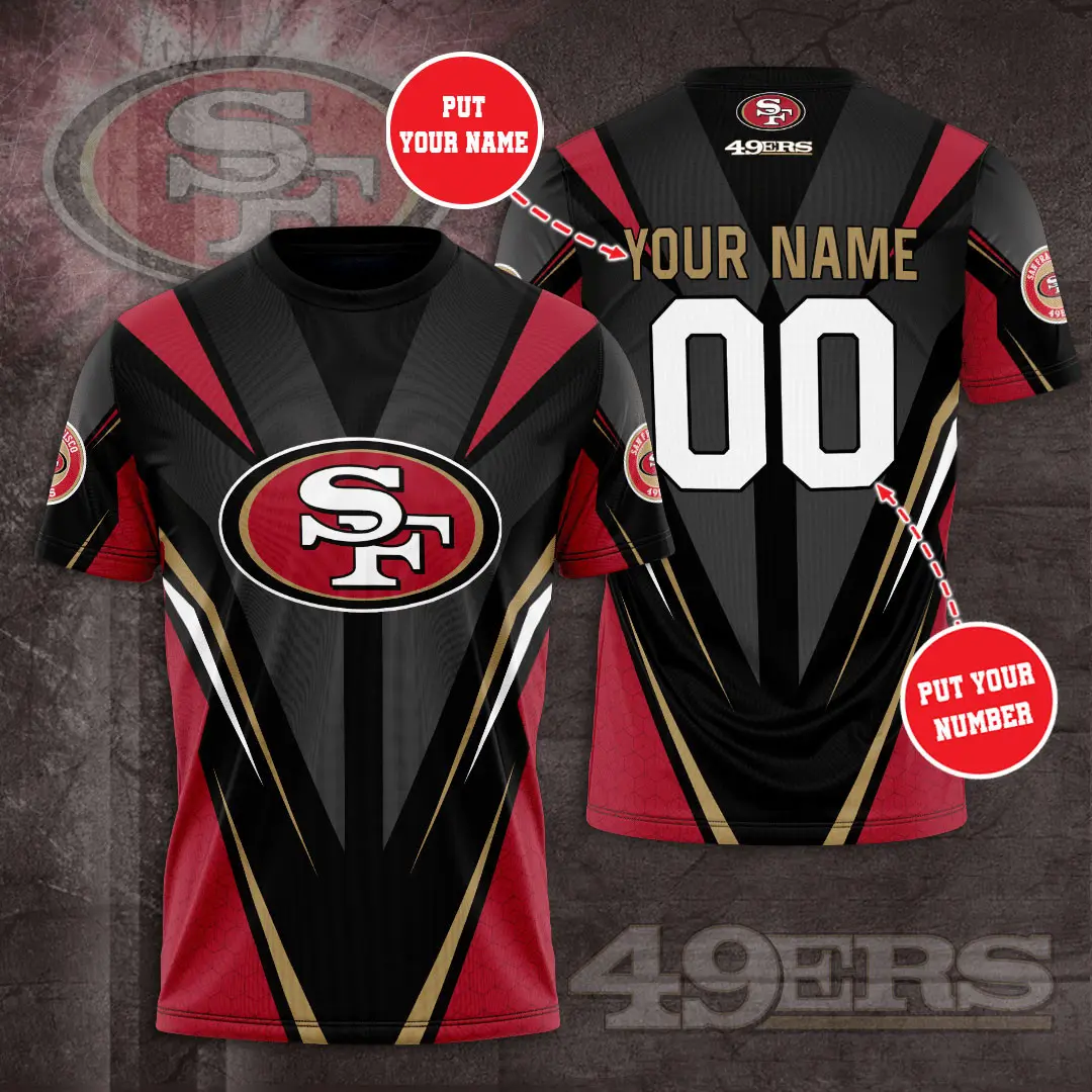 San Francisco 49ers 3D T shirt 03