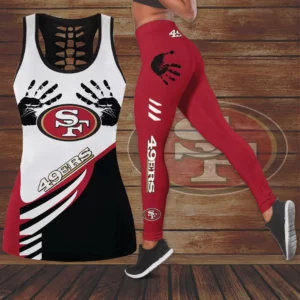 San Francisco 49ers Hollow Tank Top Leggings 02