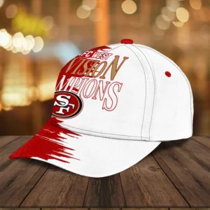 San Francisco 49ers Red White Hat NFL Caps XXLTEE0324X L