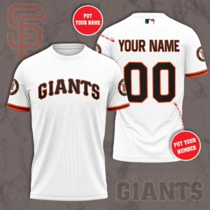 San Francisco Giants 3D T shirt 02