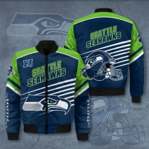 Seattle Seahawks 3D Bomber Jacket 02