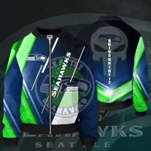 Seattle Seahawks 3D Bomber Jacket 03