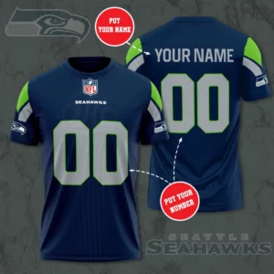 Seattle Seahawks 3D T shirt 03