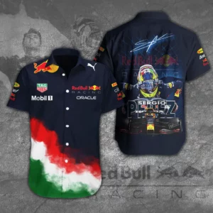 Sergio Perez Mendoza 3D Short Sleeve Dress Shirt 03