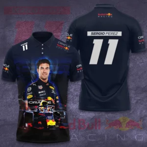 Sergio Perez Mendoza 3D polo shirt