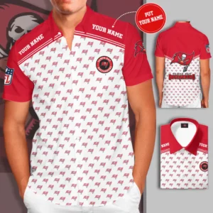 Tampa Bay Buccaneers 3D Short Sleeve Dress Shirt 03