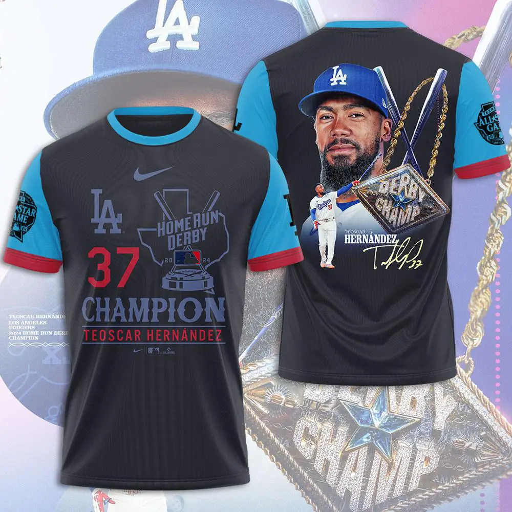 Teoscar Hernandez x Los Angeles Dodgers T shirt XXLTEE0824C